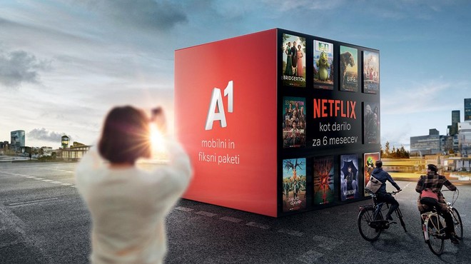 A1 Slovenija je prvi telekomunikacijski ponudnik na trgu z Netflixom v svoji ponudbi (foto: arhiv naročnika)