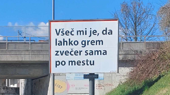 Po mestu so se pojavili skrivnosti plakati: kdo je naročnik in kaj o tem meni Mestna občina Ljubljana? (foto: Uredništvo)