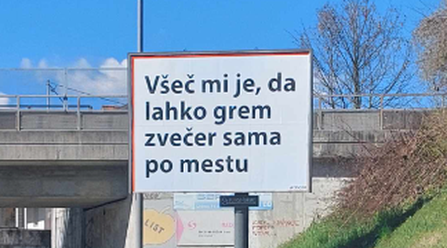 Po mestu so se pojavili skrivnosti plakati: kdo je naročnik in kaj o tem meni Mestna občina Ljubljana? (foto: Uredništvo)