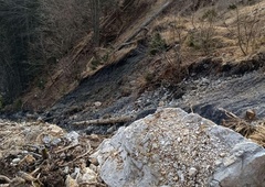 Nevšečnosti na Jesenicah: zemeljski plaz nad Koroško Belo znova aktiven