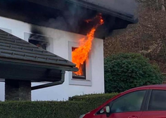 Gasilska intervencija na Gorenjskem: požar izbruhnil zaradi okvarjenega električnega aparata