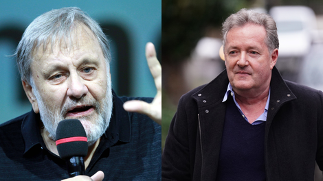 Burna debata: slaven slovenski filozof in britanski provokativni voditelj soočila mnenja ... O čem sta govorila?