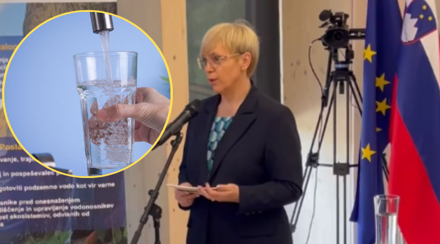 Pirc Musarjeva o pomenu pitne vode: ni samoumevno, da ta priteče iz pipe (foto: Profimedia/Instagram/Nataša Pirc Musar/fotomontaža)
