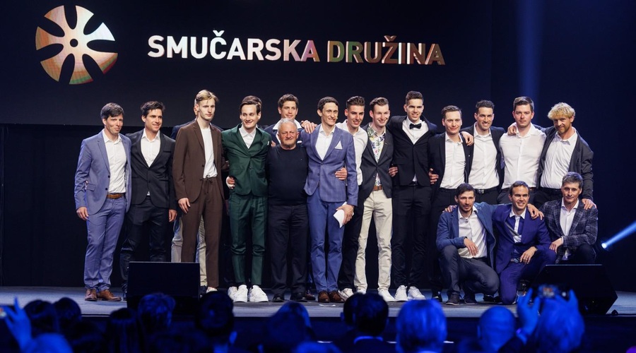 Peter Prevc na zaključni prireditvi povedal, da gre najprej na dolg dopust, potem pa ... (foto: Nebojša Tejić/STA)