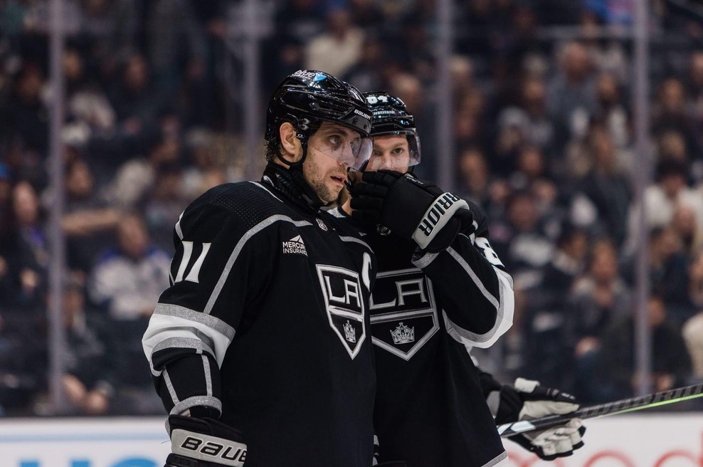 Anže Kopitar s kralji v lovu na končnico: niz zmag se nadaljuje (foto: Profimedia)
