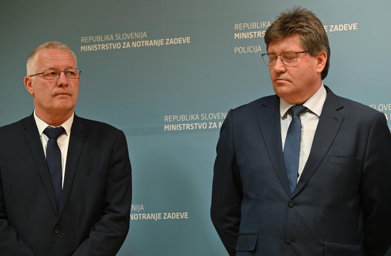 Župana Toni Jelovica in Ivan Molan.
