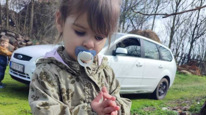 Izginila dveletna deklica: "Obrnila sem se, da bi dala vodo drugemu otroku, in ko sem znova pogledala, je ni bilo več" (foto: Pronadjime.mup.gov.rs)