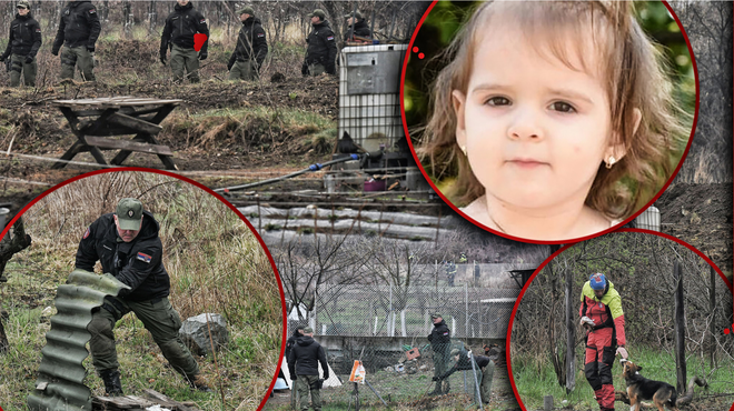 Razkrite sumljive podrobnosti izginotja dveletnice, pred hišo pripeljali celo bager (starši spet na policiji) (foto: Goran Srdanov/Nova.rs)