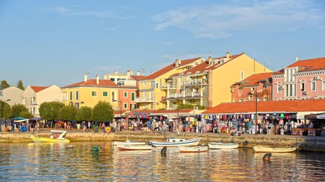 umag hrvaška morje ladje