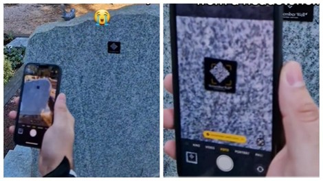 Na grobu je našel QR kodo: ko jo je skeniral, ni mogel verjeti, kaj vidi