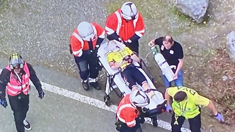 reševalci na dirki po Baskiji