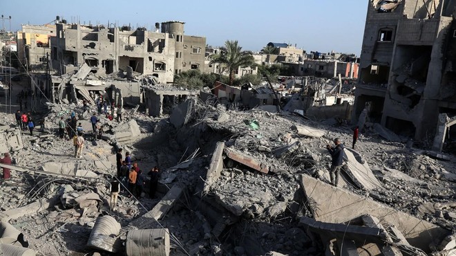 Ruševine v Gazi. (foto: Profimedia)