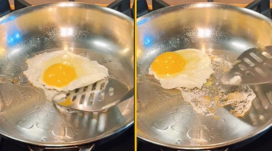 Pred cvrtjem naredite to in hrana se nikoli ne bo prijela na ponev (VIDEO) (foto: TikTok/lets_eat_uk/posnetek zaslona)