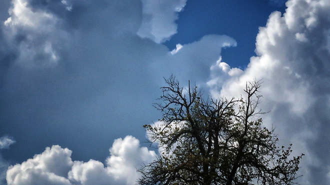 Vremenska napoved: če se bomo ozrli v nebo, lahko pričakujemo posebne oblake (foto: Bobo)