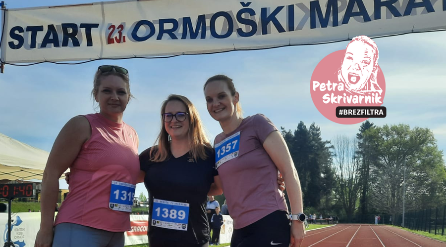 Pri 40 letih prvič na tek: od štoraste lenobe do ženske, ki teče v vsakem vremenu (foto: Arhiv Petre Skrivarnik)