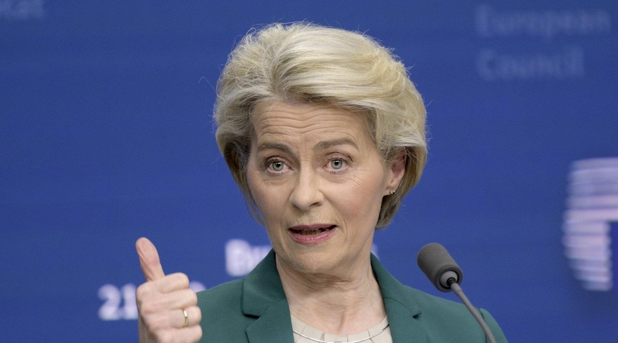Ursula von der Leyen: danes je zgodovinski dan (tudi za Slovenijo) (foto: Profimedia)