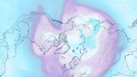 Arktični polarni vrtinec se je obrnil: kaj to pomeni za vreme v Sloveniji?