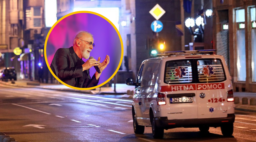 Oboževalci v strahu: v rešilcu pevec Dino Merlin (znane podrobnosti) (foto: Profimedia/Željko Vidinović/fotomontaža)