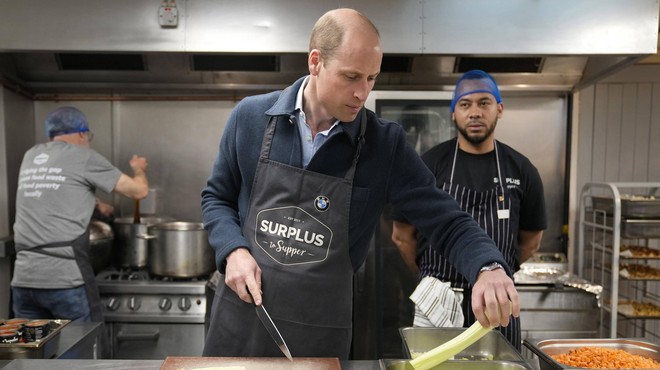 Princ William v novi vlogi? Videli so ga v kuhinji s predpasnikom (foto: Profimedia)