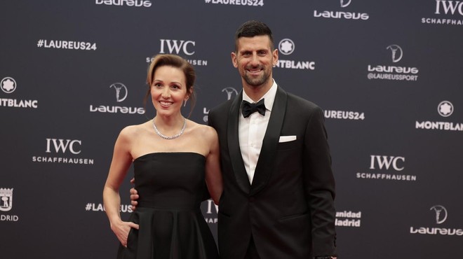 Novak Đokovic in Jelena Đoković (foto: Profimedia)
