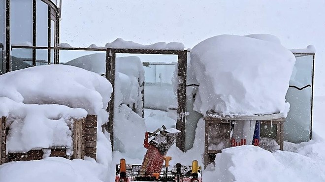 Sneg povzročil kaos pri severnih sosedih: podrta drevesa, težave v prometu, številni ostali brez elektrike ... (foto: Facebook/www.powderhounds.com)