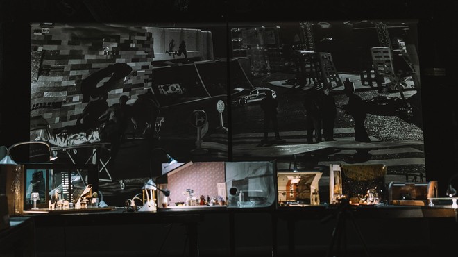 V MGL s predstavo Teci, Maša, teci kot zabrisano zgodovino osamosvojitve (foto: Mestno gledališče ljubljansko/Peter Giodani)
