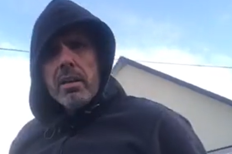 Šokanten posnetek nasilneža, ki se je v Ljubljani grobo znesel nad ukrajinsko državljanko (VIDEO) (foto: Reddit/ankhezar/posnetek zaslona)