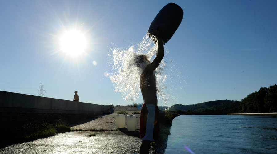 Prihodnji teden lahko pričakujemo prav poletne temperature (foto: Milos Vujinovic/Bobo)