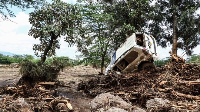 Posledice poplav v Keniji. (foto: Profimedia)