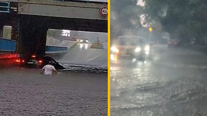 Apokaliptični prizori iz Hrvaške: hude poplave na cestah odnašale avtomobile (VIDEO in FOTO) (foto: Ravnateljstvo civilne zaštite MUP RH FB/Radio Brod FB)