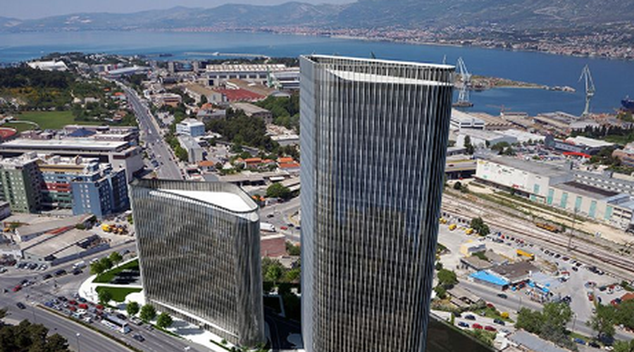 Dalmatia Tower v Splitu (foto: Skyscrapercenter.com)