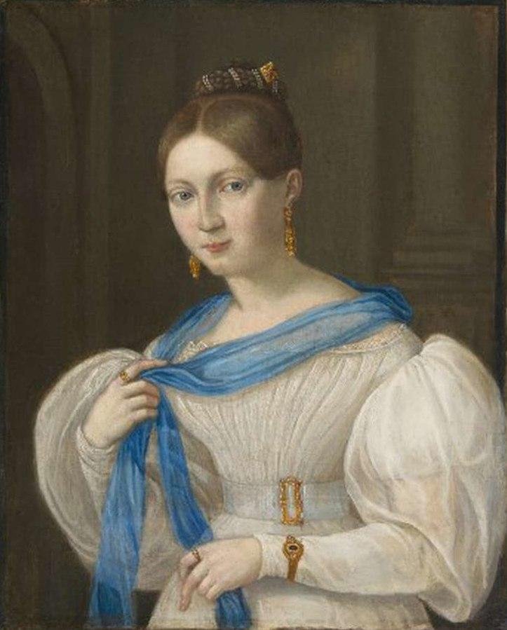 Slavni portret Julije Primic, ki ga je naslikal Matevž Langus.