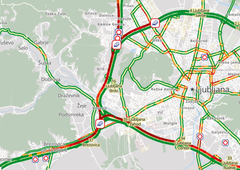 Kaj se dogaja? Kaos na ljubljanski obvoznici, zastoji in iz smeri Gorenjske in Dolenjske (še huje bo!)