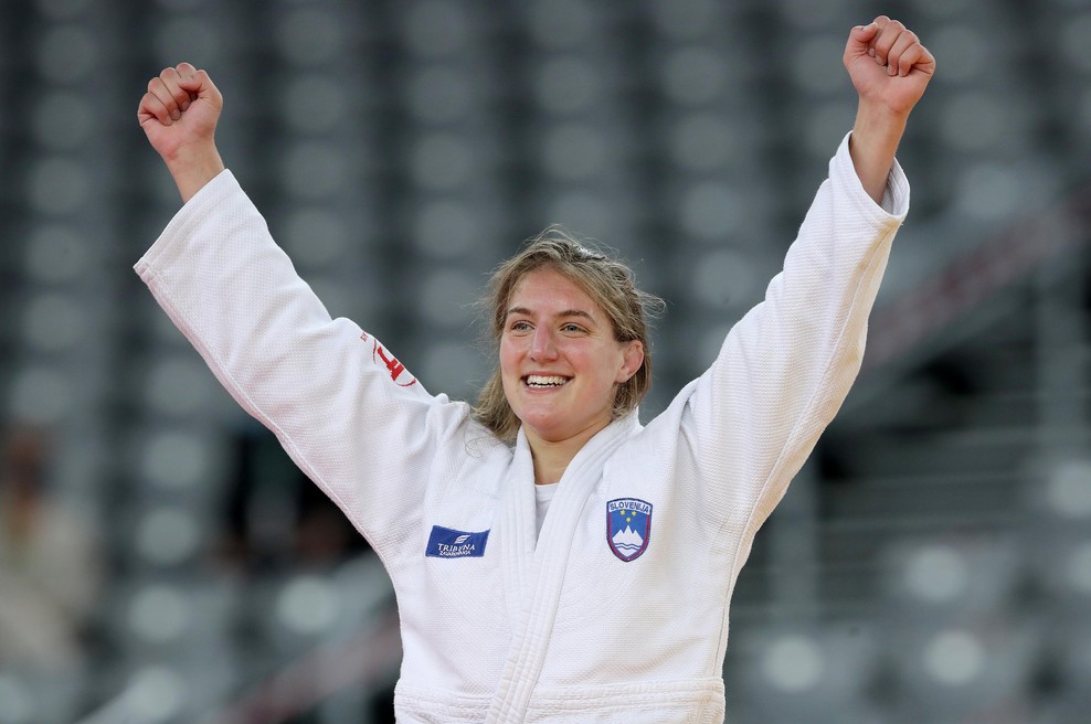 Slovenska judoistka Andreja Leški v Kazahstanu osvojila stopničke! (foto: Bobo)