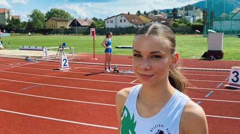 Slovensko atletiko navdušuje deklica, ki ruši rekorde Jolande Čeplak