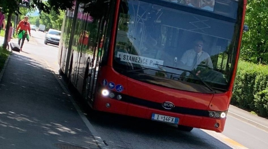 Ste jih opazili? Po Ljubljani vozijo rdeči avtobusi z madžarskimi tablicami - pa veste, zakaj? (foto: Uredništvo)