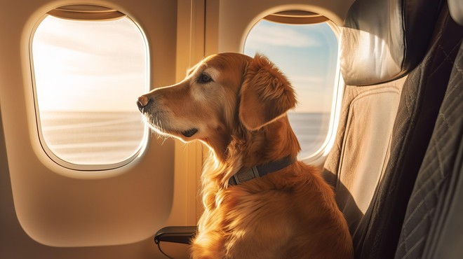 Ste že slišali za novo letalsko družbo, namenjeno psom? (foto: Profimedia)