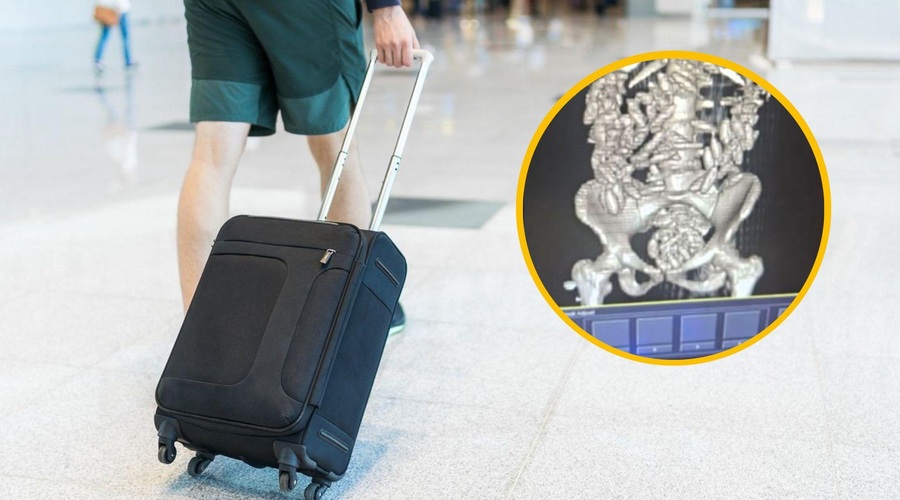 Niso mogli verjeti svojim očem: na letališču so v želodcu turista odkrili nekaj pretresljivega (foto: Profimedia/Jam Press/fotomontaža)