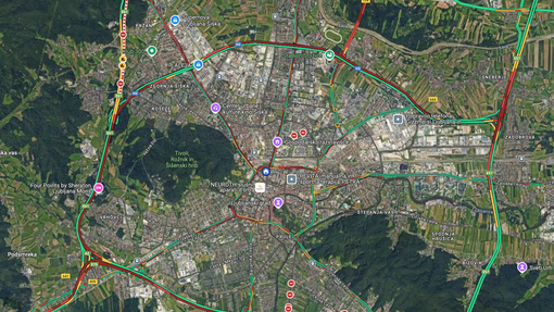 V Ljubljani se je zgodil prometni kolaps, kje je najhuje?