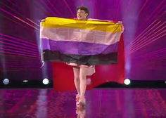 Kaj pomeni nenavadna zastava, ki jo je ponosno vihtel zmagovalec letošnje Evrovizije?