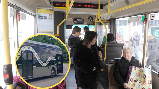 Po Ljubljani je zapeljal avtobus, za katerega pravijo, da je revolucija na štirih kolesih! (foto: Bobo/LPP/fotomontaža)