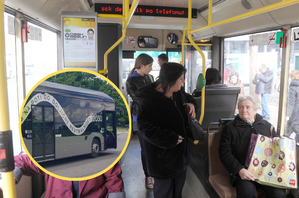 Po Ljubljani je zapeljal avtobus, za katerega pravijo, da je revolucija na štirih kolesih! (foto: Bobo/LPP/fotomontaža)