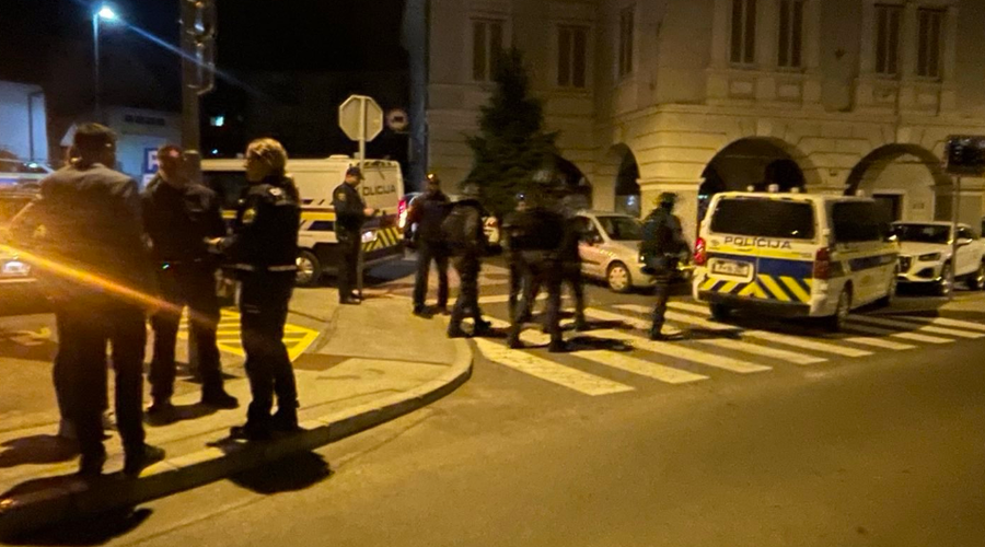 Slovenski politik v večernih urah tarča nasilneža (foto: Bojan Požar/Omrežje X)