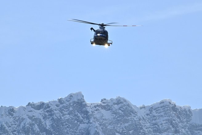 helikopter, reševanje, policija