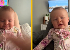 Posnetek, ki je nasmejal številne: poglejte, kaj se je zgodilo dojenčku (VIDEO)