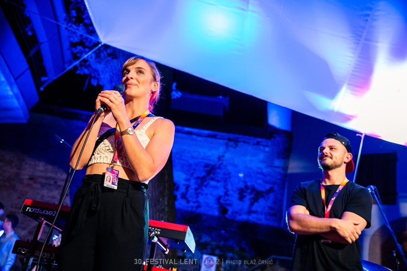 Lana Bauman in Žan Hauptman.