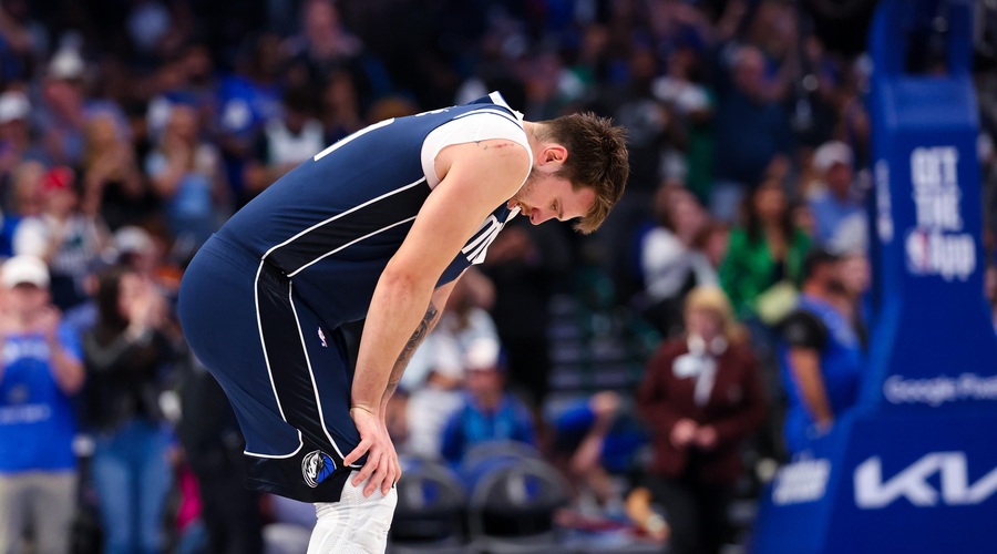 Bo Luka Dončić kljub poškodbi igral na prvi tekmi konferenčnega finala? (foto: Profimedia)