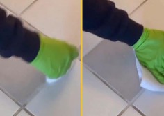 Genialen trik za čiščenje fug v kopalnici: vsa plesen izgine v trenutku, potrebujete pa samo 2 sestavini (VIDEO)