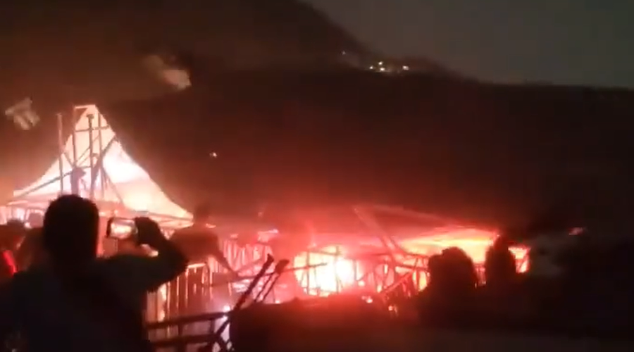 Predvolilna kampanja se je spreobrnila v nočno moro, umrlo več ljudi (foto: posnetek zaslona/Facebook Channel3 News)