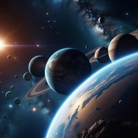 vesolje, zemlja, planeti